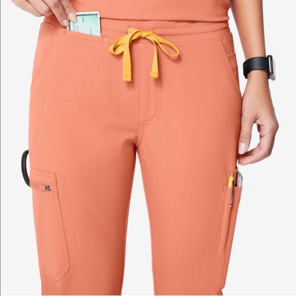 Figs Pants & Jumpsuits Figs Cargo Yola Pants Peach Light Orange